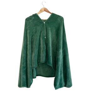 Attack on Titan Survey Corps Cape Cloak Hooded Cosplay Scout Regiment Green